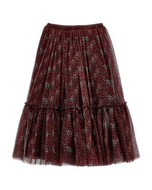 Philosophy Di Lorenzo Serafini Kids レオパード柄フリルスカート - サムネイル2