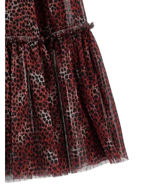 Philosophy Di Lorenzo Serafini Kids レオパード柄フリルスカート - サムネイル3