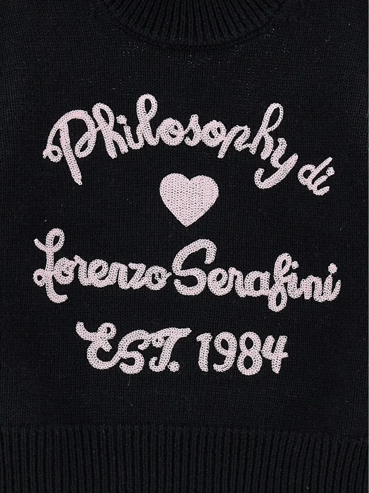 Philosophy Di Lorenzo Serafini Kids フリルスリーブ刺繍セーター - 画像3