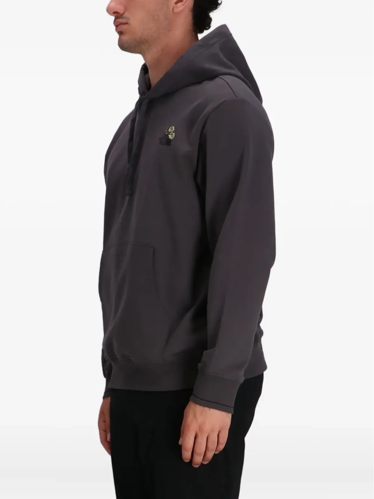 The North Face Connect embroidered-flower hoodie - Grey - 画像3
