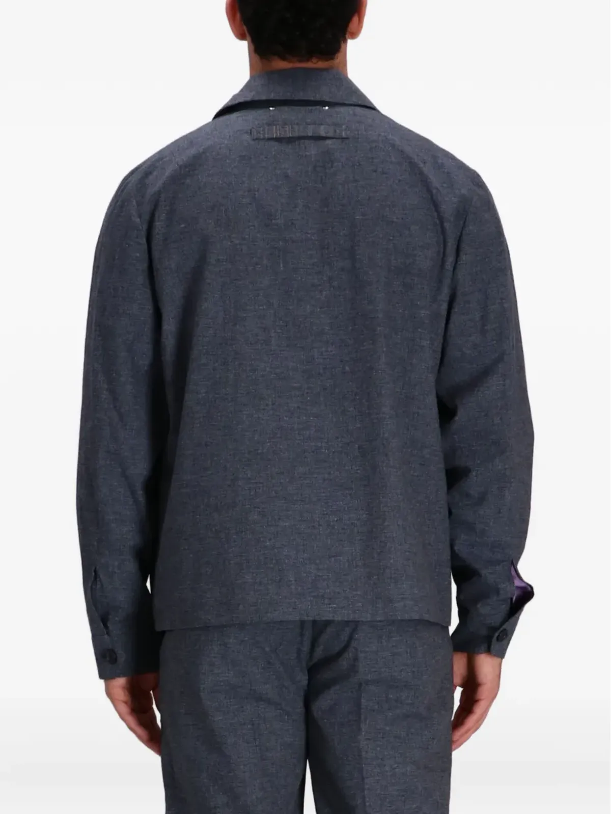Paul Smith ジップファスナー付き コットン シャツジャケット - Blue - 画像4