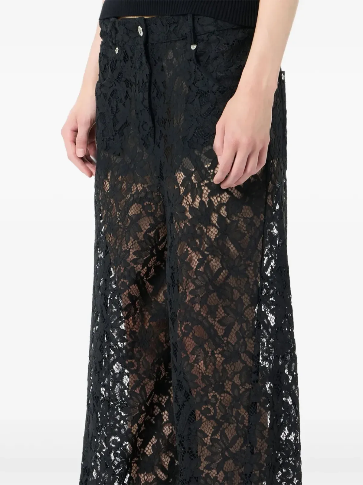Blumarine レブロドレースパンツ - 画像5