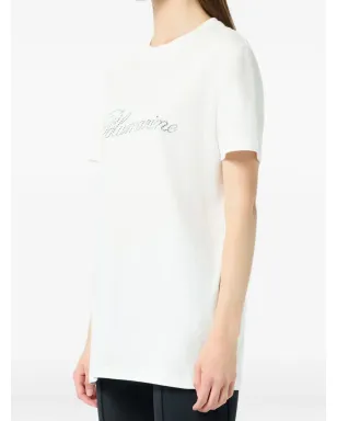 Blumarine クリスタル装飾Tシャツ - サムネイル5