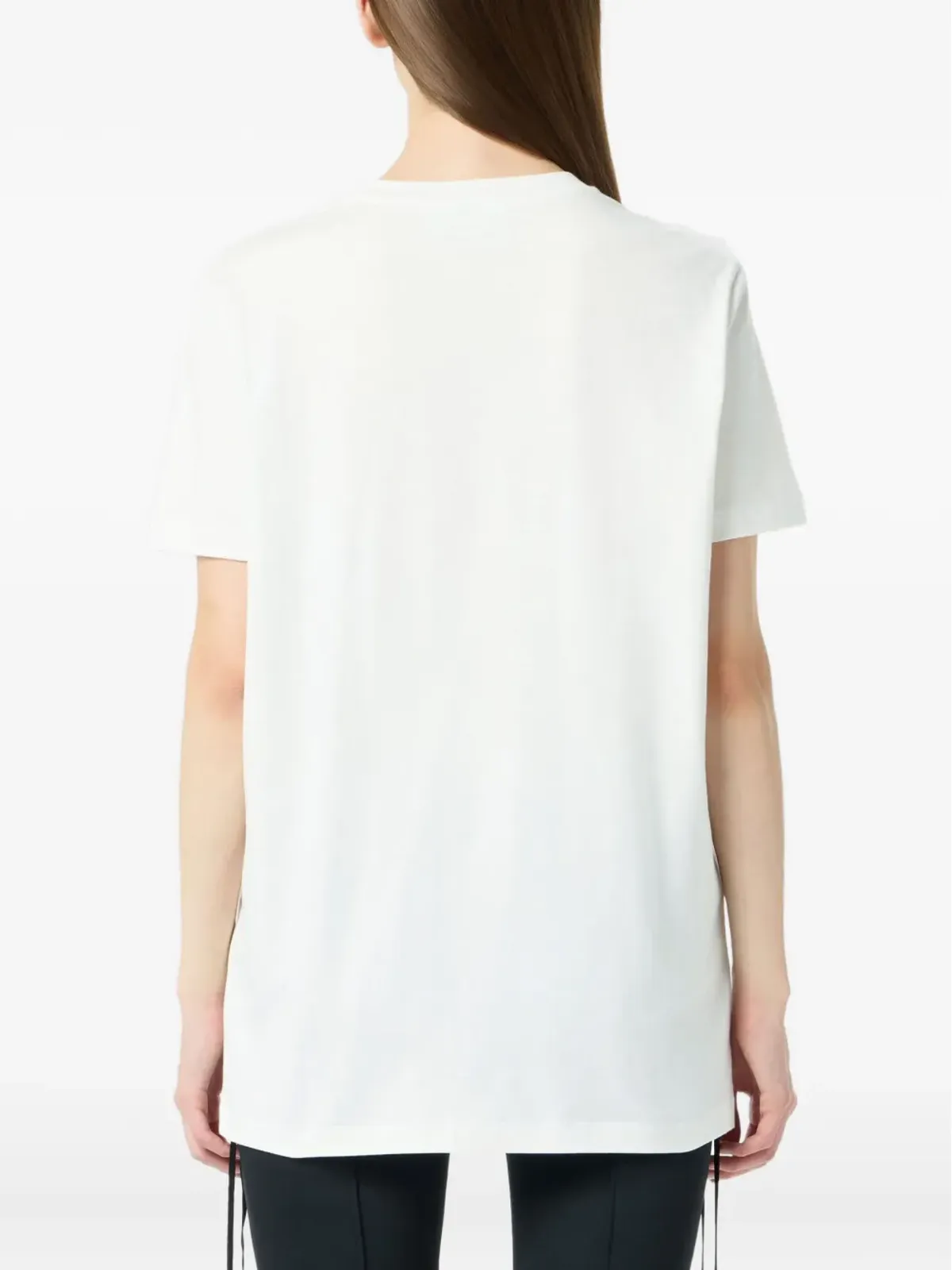 Blumarine クリスタル装飾Tシャツ - 画像4