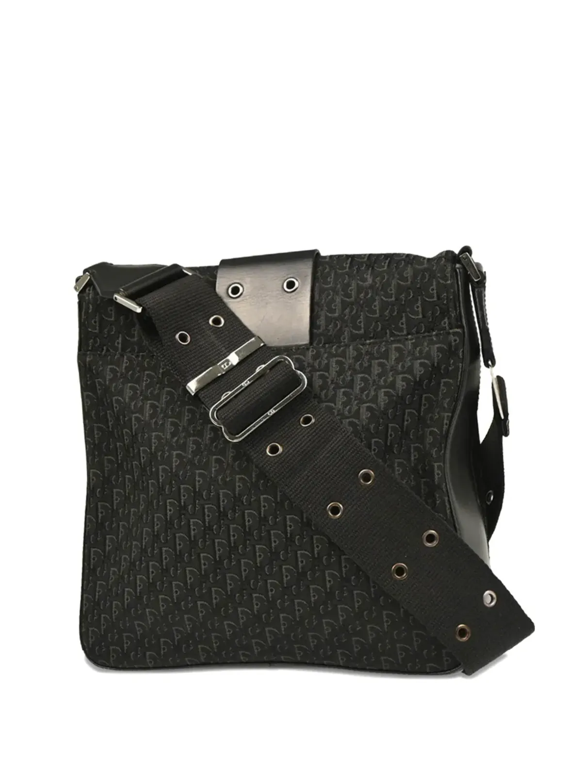 Christian Dior Pre-Owned 2004 トロッター・ストリート・シック キャンバス×レザー ショルダーバッグ - 画像1