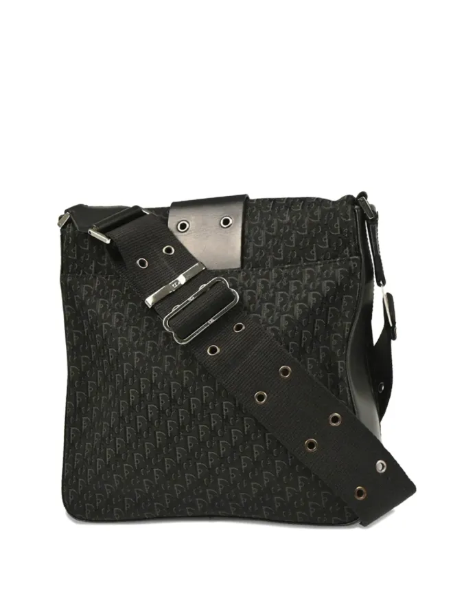 Christian Dior Pre-Owned Christian Dior Pre-Owned 2004 トロッター・ストリート・シック キャンバス×レザー ショルダーバッグの商品画像