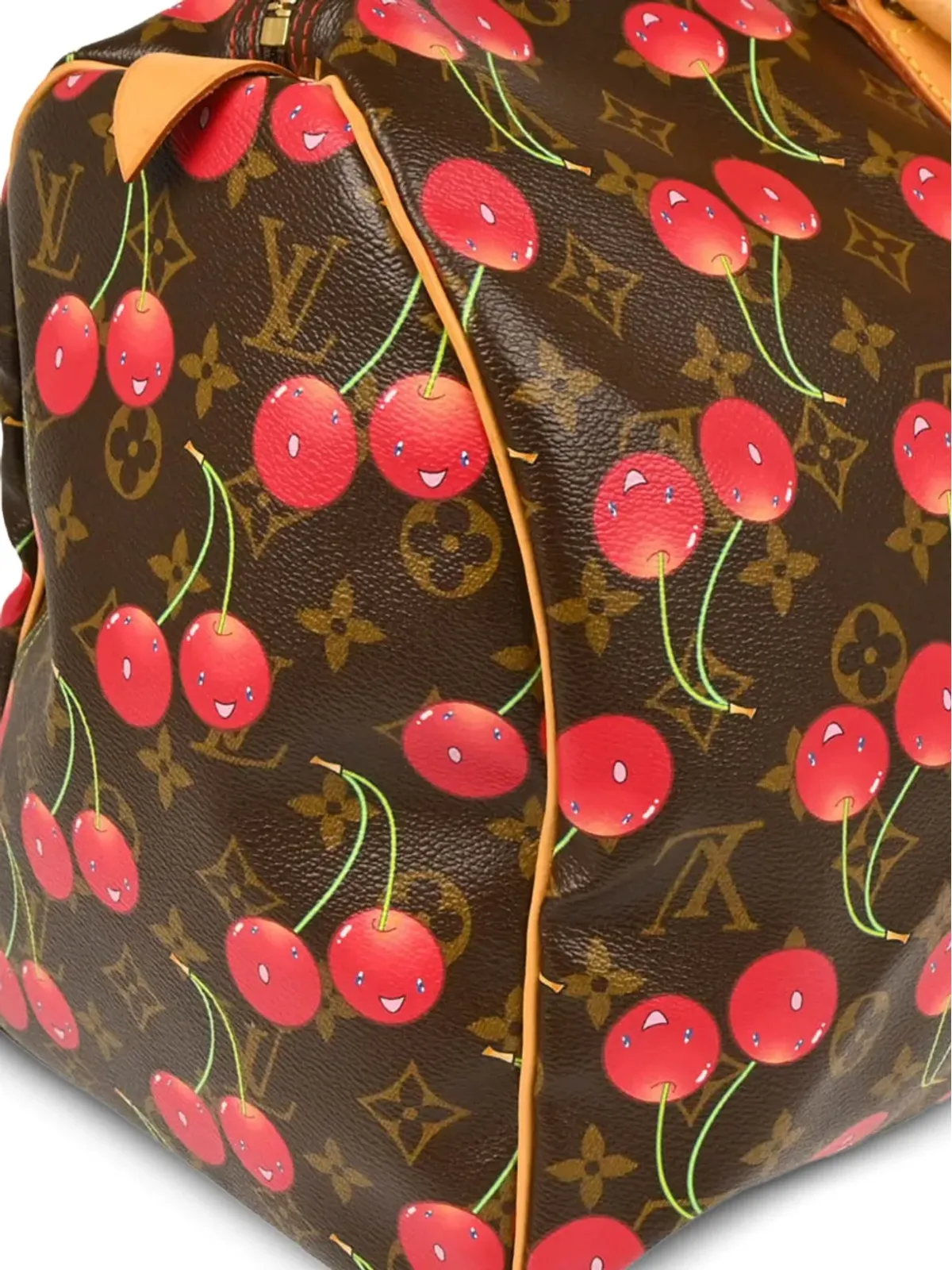 Louis Vuitton Pre-Owned 2005 モノグラム・チェリー Keepall 45 ダッフルバッグ - ブラウン - 画像3