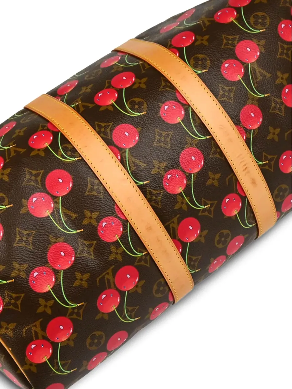 Louis Vuitton Pre-Owned 2005 モノグラム・チェリー Keepall 45 ダッフルバッグ - ブラウン - 画像4