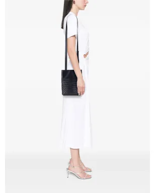 Bottega Veneta Pre-Owned ナッパレザー イントレチャート メッセンジャーバッグ（クロスボディ） - ブラック - サムネイル2