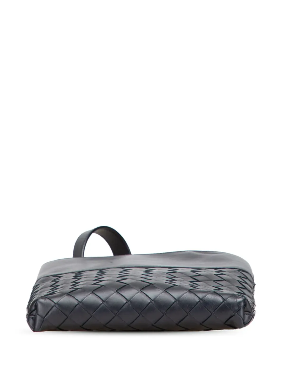 Bottega Veneta Pre-Owned ナッパレザー イントレチャート メッセンジャーバッグ（クロスボディ） - ブラック - 画像4
