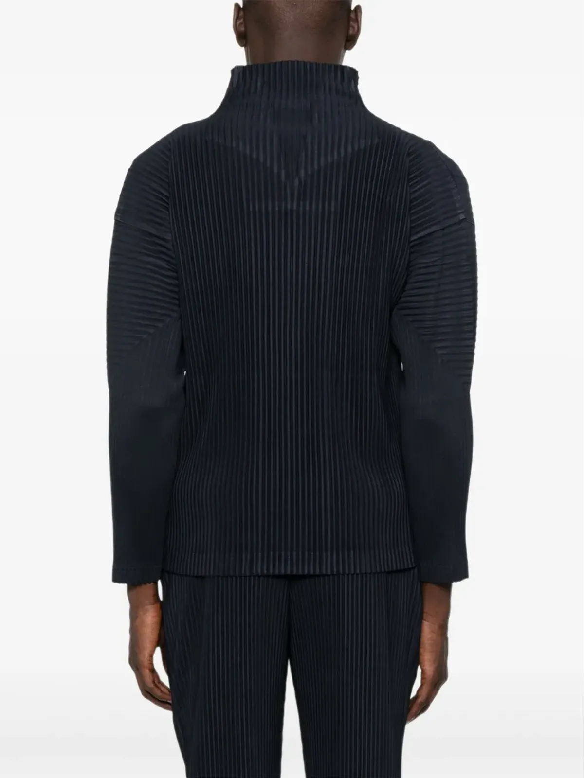 Homme Plissé Issey Miyake プリーツジップフロントシャツジャケット - 画像4