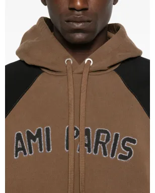 AMI Paris ラグランスリーブ刺繍フーディ - サムネイル5