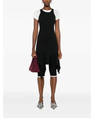 Alexander Wang フリンジ加工のレーサーネック・ミニドレス - サムネイル2