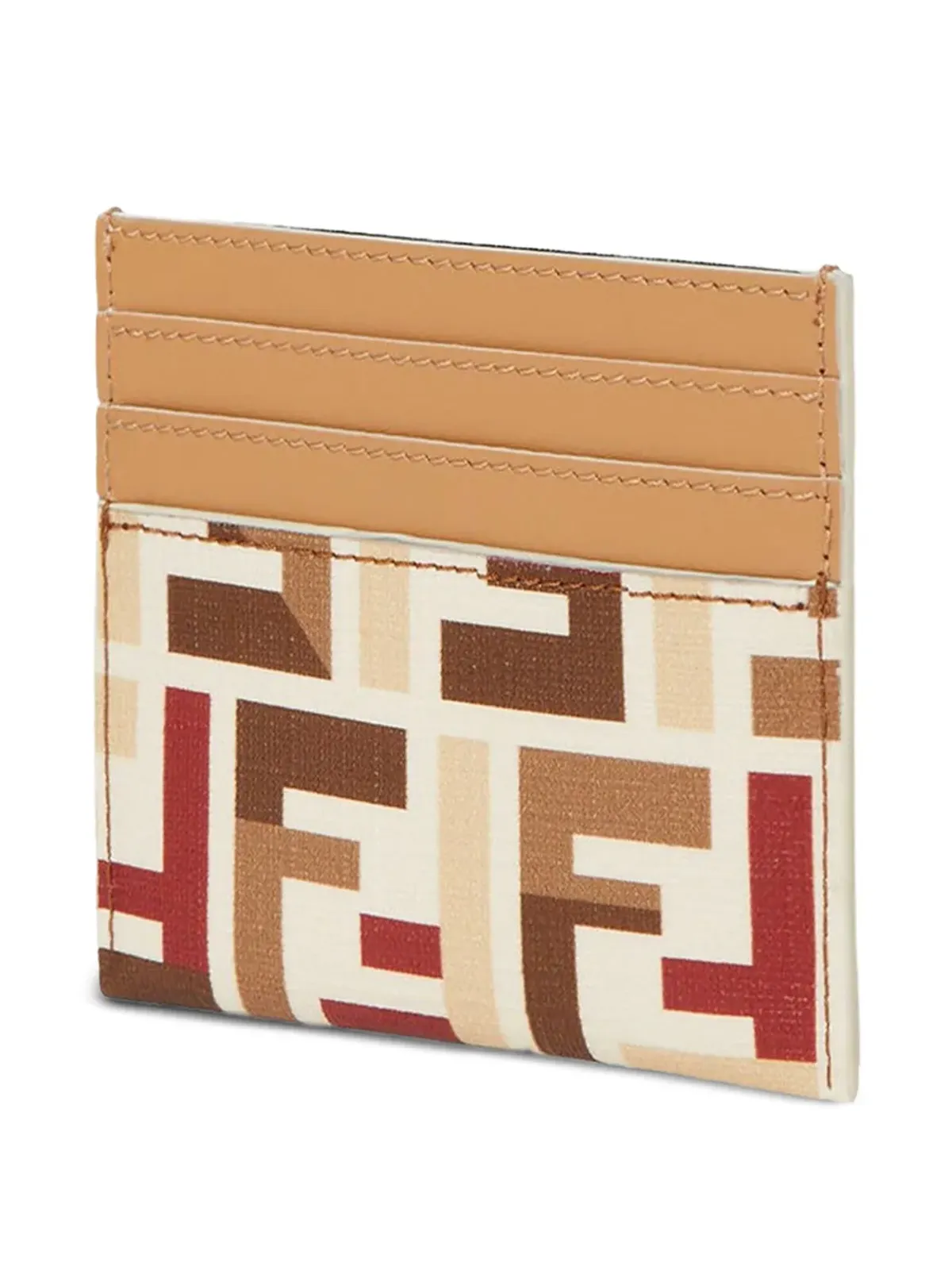 FENDI FF-pattern レザー カードホルダー - 画像2