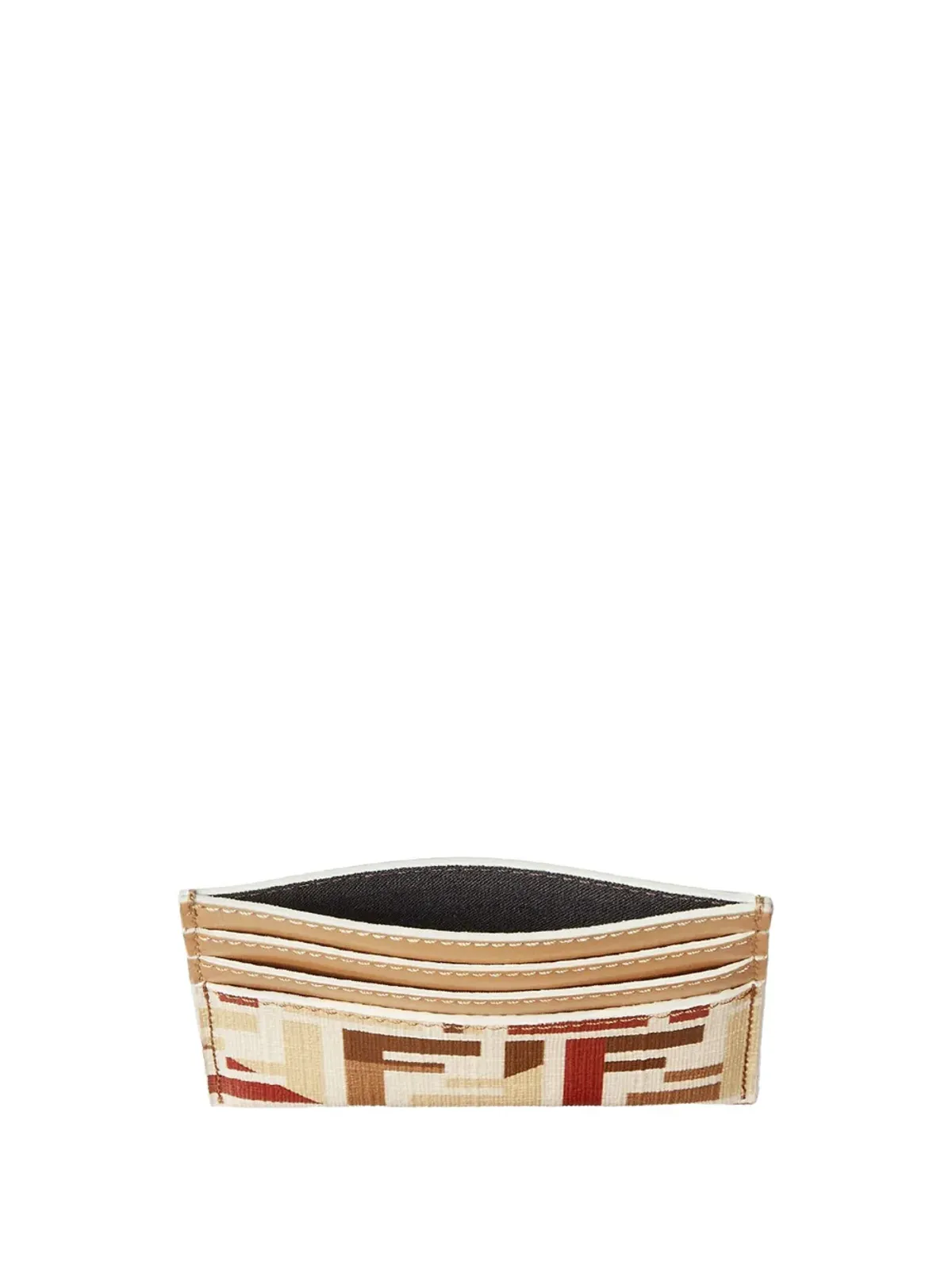 FENDI FF-pattern レザー カードホルダー - 画像3