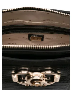 GUESS USA ロゴプレート付きスネークスキン トートバッグ - サムネイル4