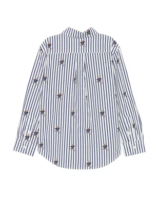 POLO RALPH LAUREN KIDS ストライプベアシャツ - サムネイル2
