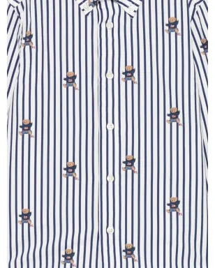 POLO RALPH LAUREN KIDS ストライプベアシャツ - サムネイル3