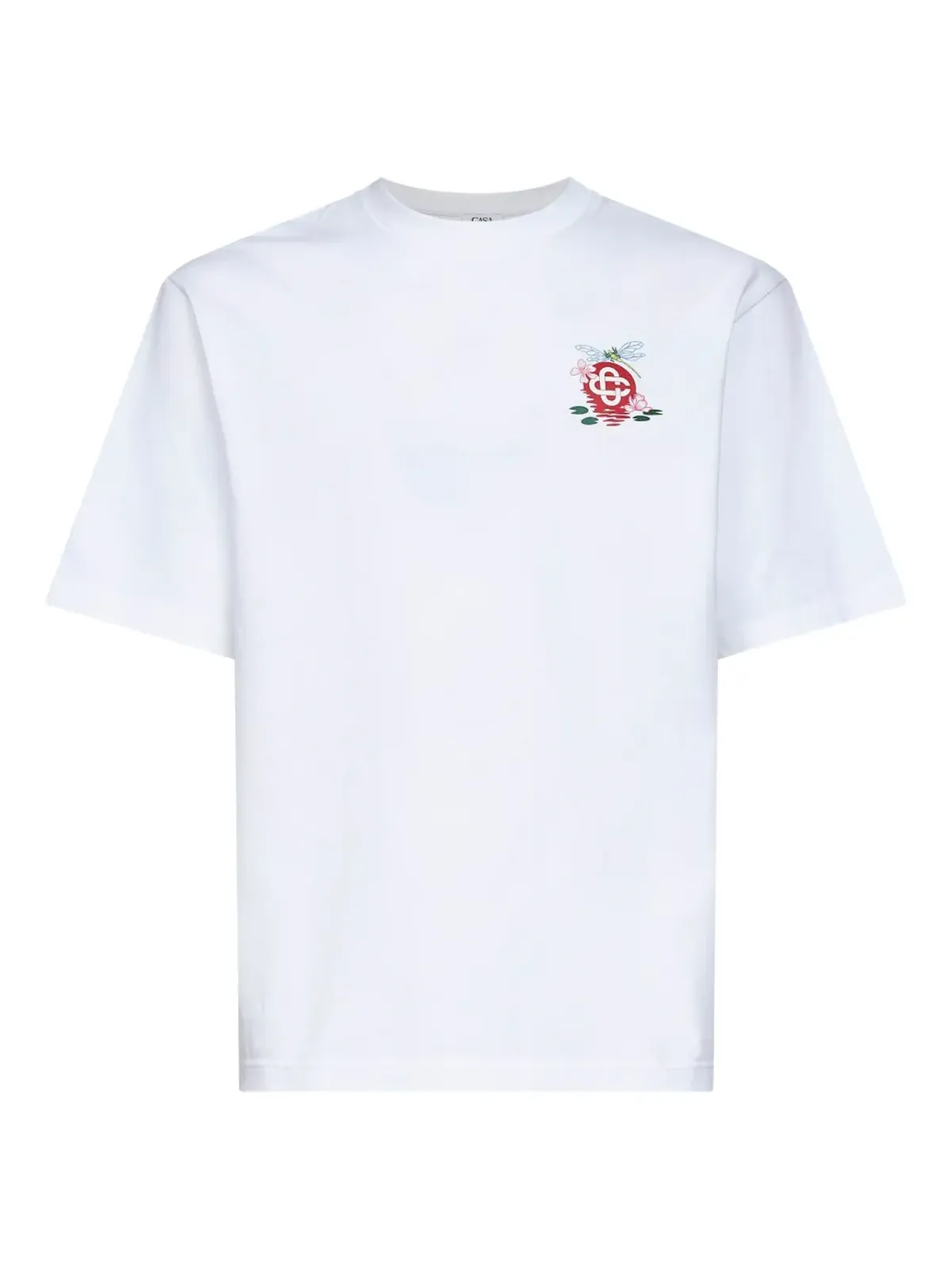 Casablanca 花柄プリントTシャツ - 画像1