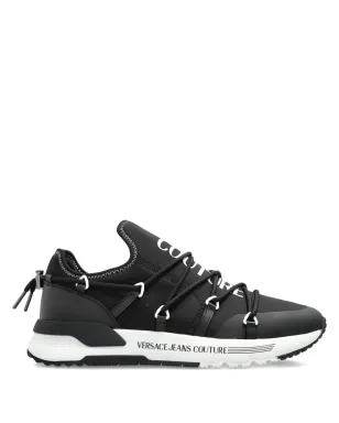 Versace Jeans Couture ロゴ入り レースアップ スニーカー - ブラック - サムネイル1