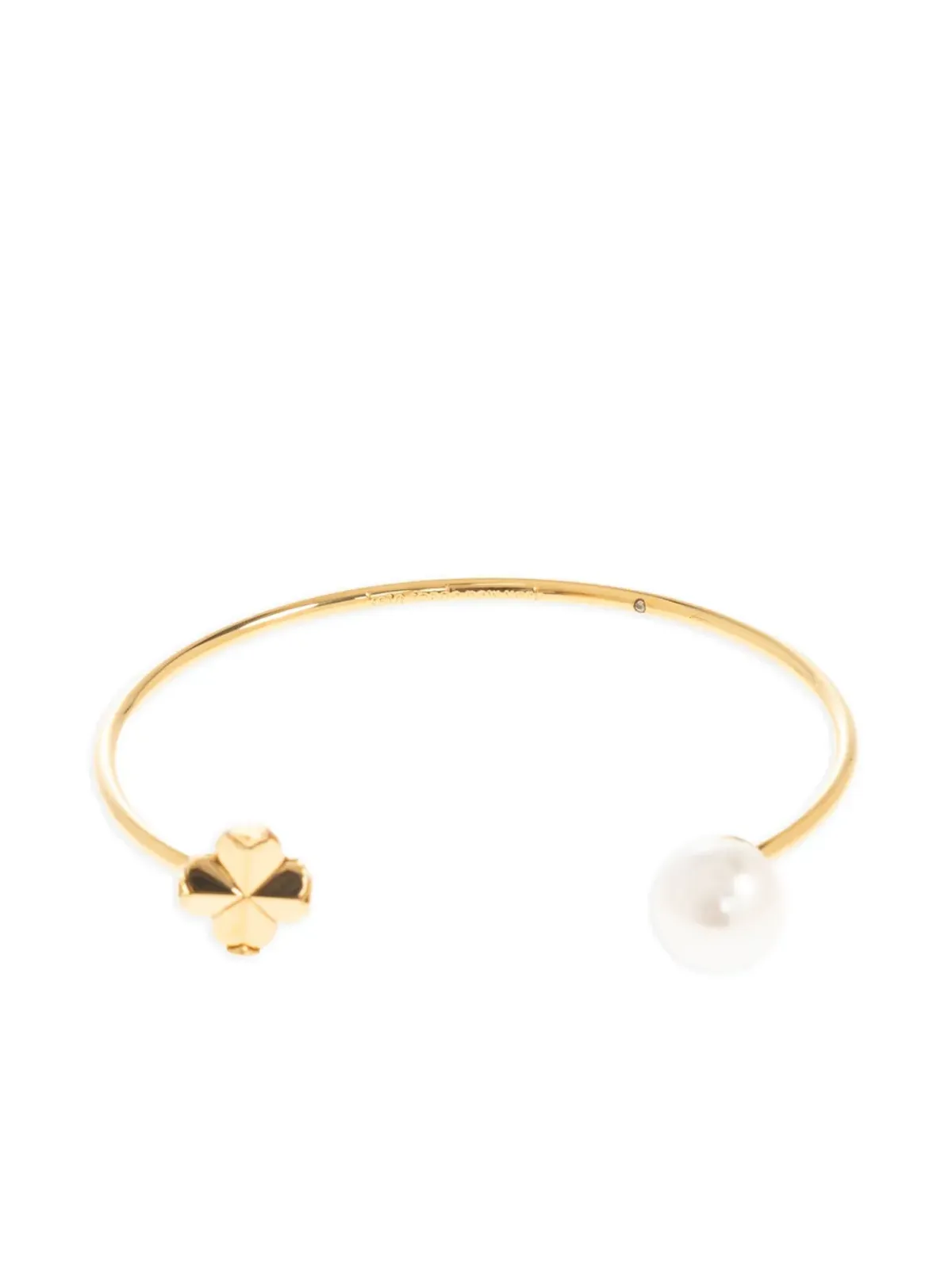 Kate Spade クローバーモチーフ パール付きブレスレット - 画像1