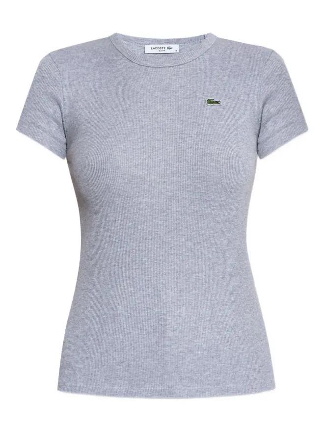 Lacoste Lacoste リブ編みクルーネックTシャツの商品画像