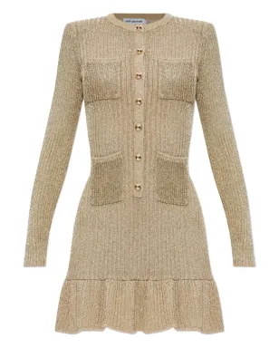 Self-Portrait ロングスリーブ・フリルドレス - サムネイル1