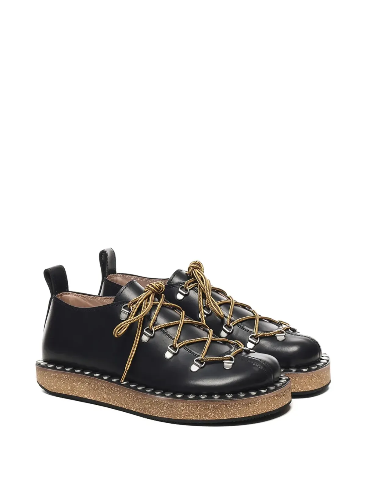 LOEWE レースアップスタッズスニーカー - ブラック - 画像3