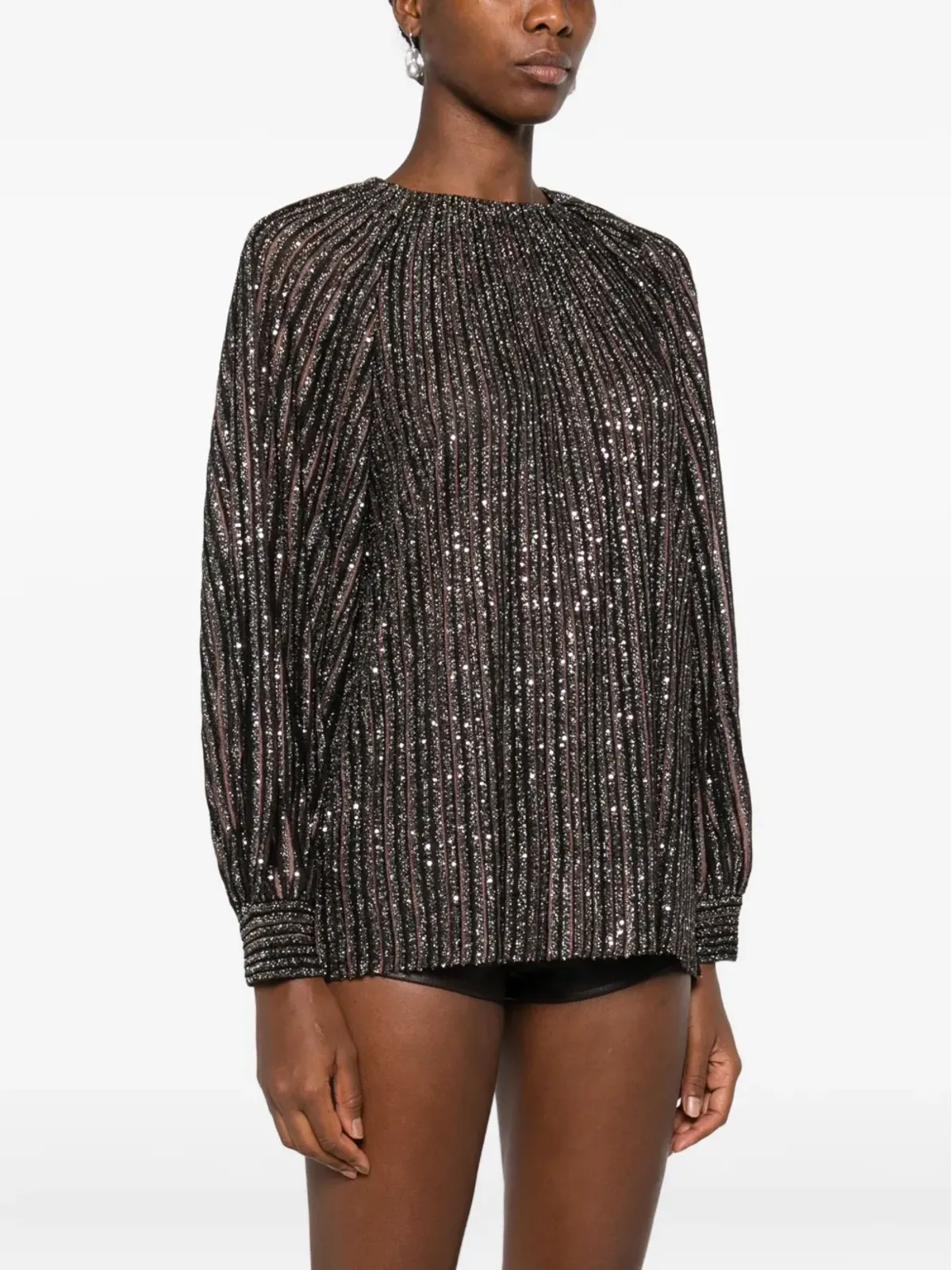 Missoni スパンコールストライプトップ - 画像3