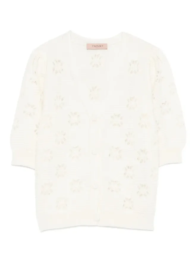 TWINSET TWINSET 花柄ボタンダウンカーディガンの商品画像
