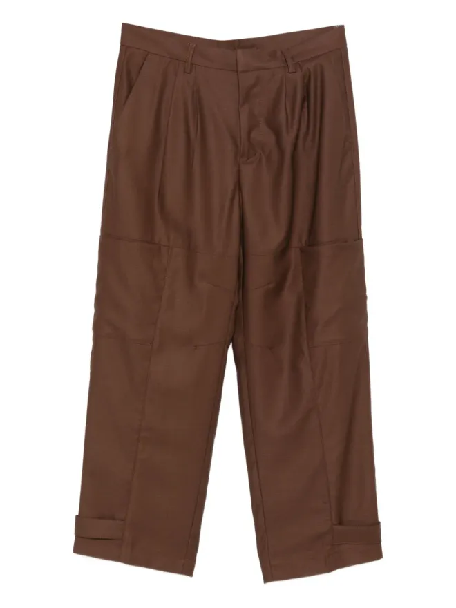 Costumein Costumein パネルドパンツ ブラウンの商品画像