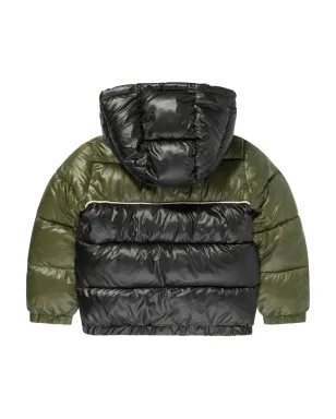 guess kids フード付きツートーンパファージャケット - サムネイル2
