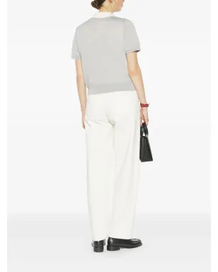 Maison Kitsuné ベビー・フォックス刺繍ショートスリーブカーディガン - Grey - サムネイル3