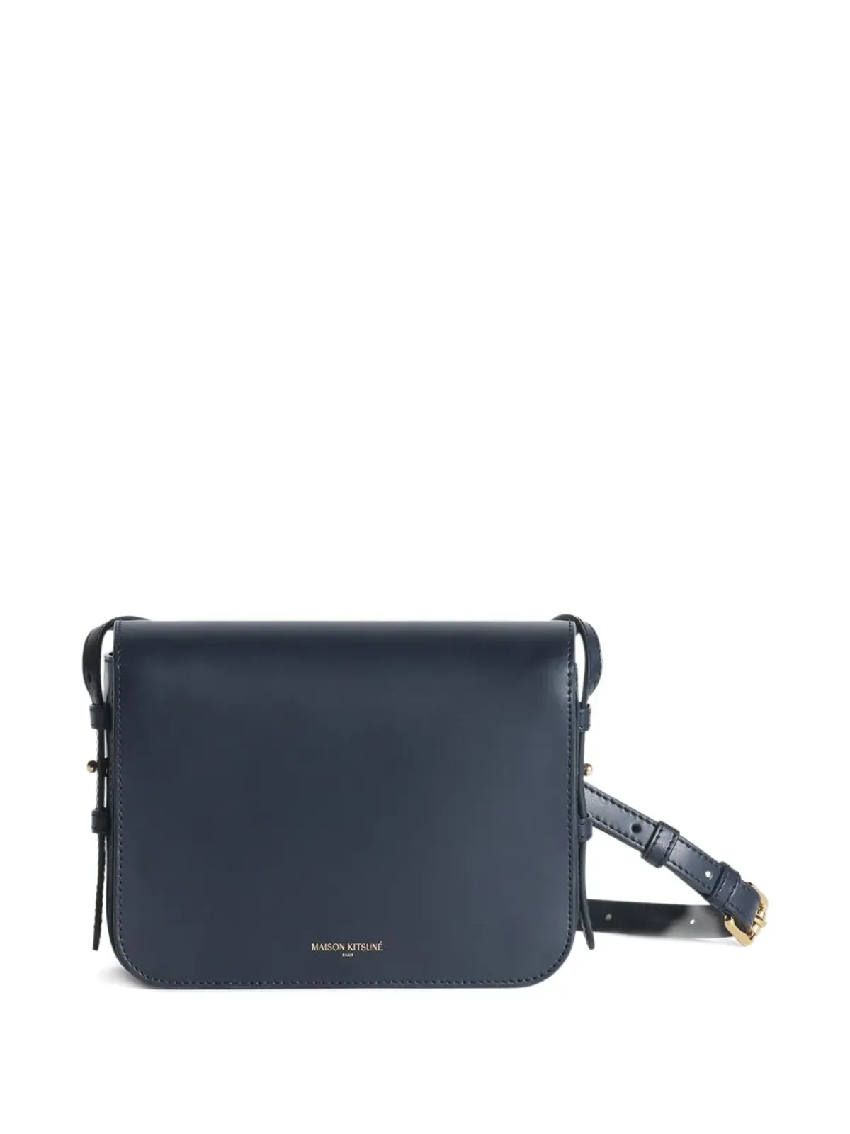 Maison Kitsuné Edie レザー ミニバッグ ブルー - 画像3