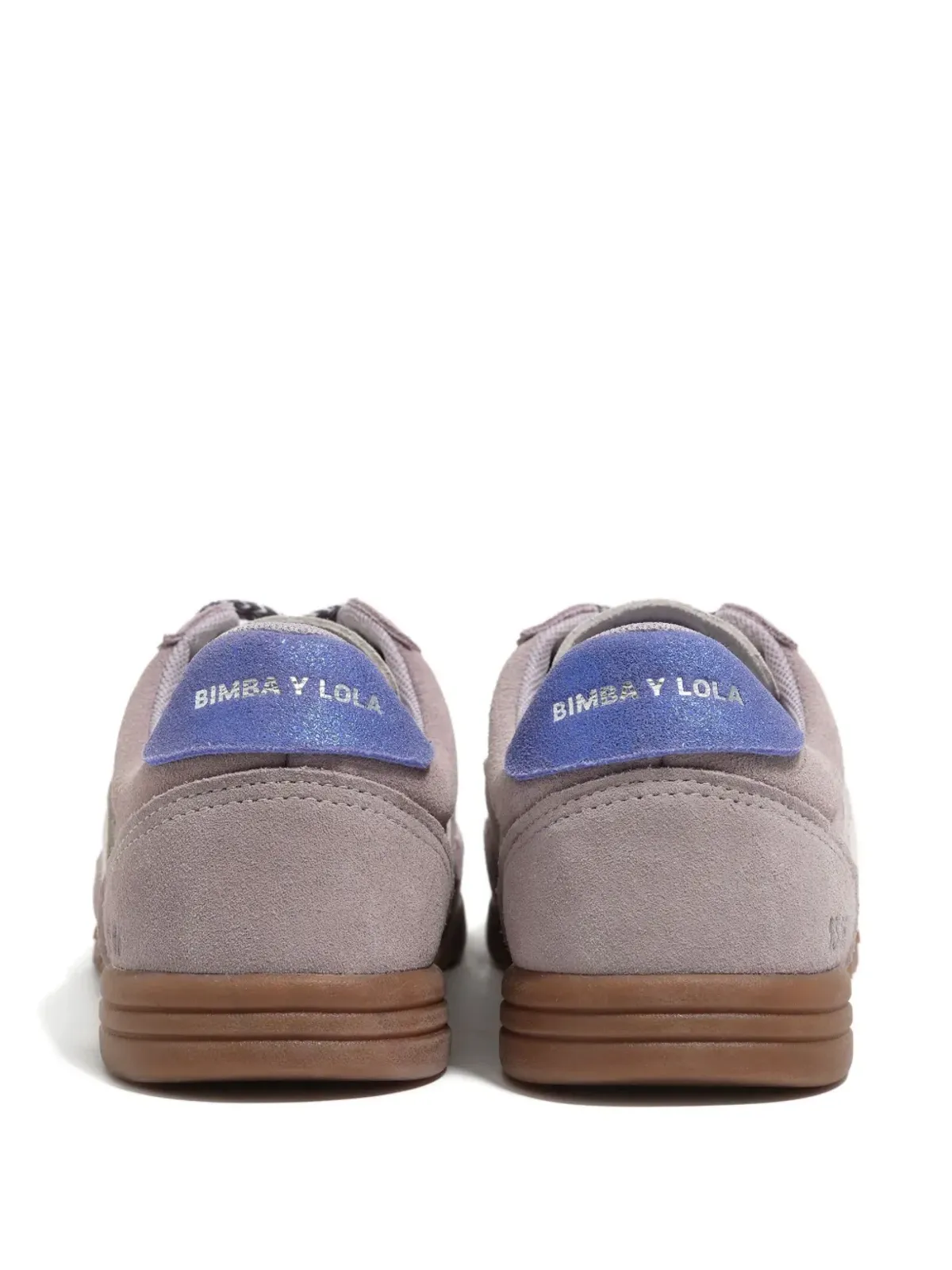 Bimba y Lola スプリットレザー インドアスニーカー ピンク - 画像3