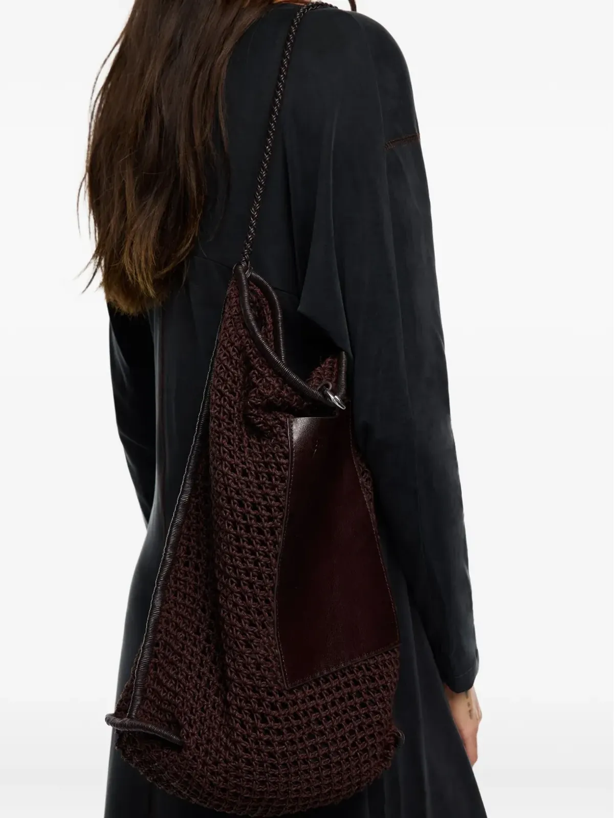 Bimba y Lola オープンワーク コットンショルダーバッグ - 画像5