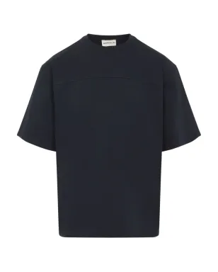 MORDECAI ストライプディテールのコットンTシャツ - ブラック - サムネイル1