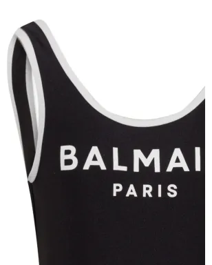 Balmain Kids ロゴ入りスイムスーツ - サムネイル4