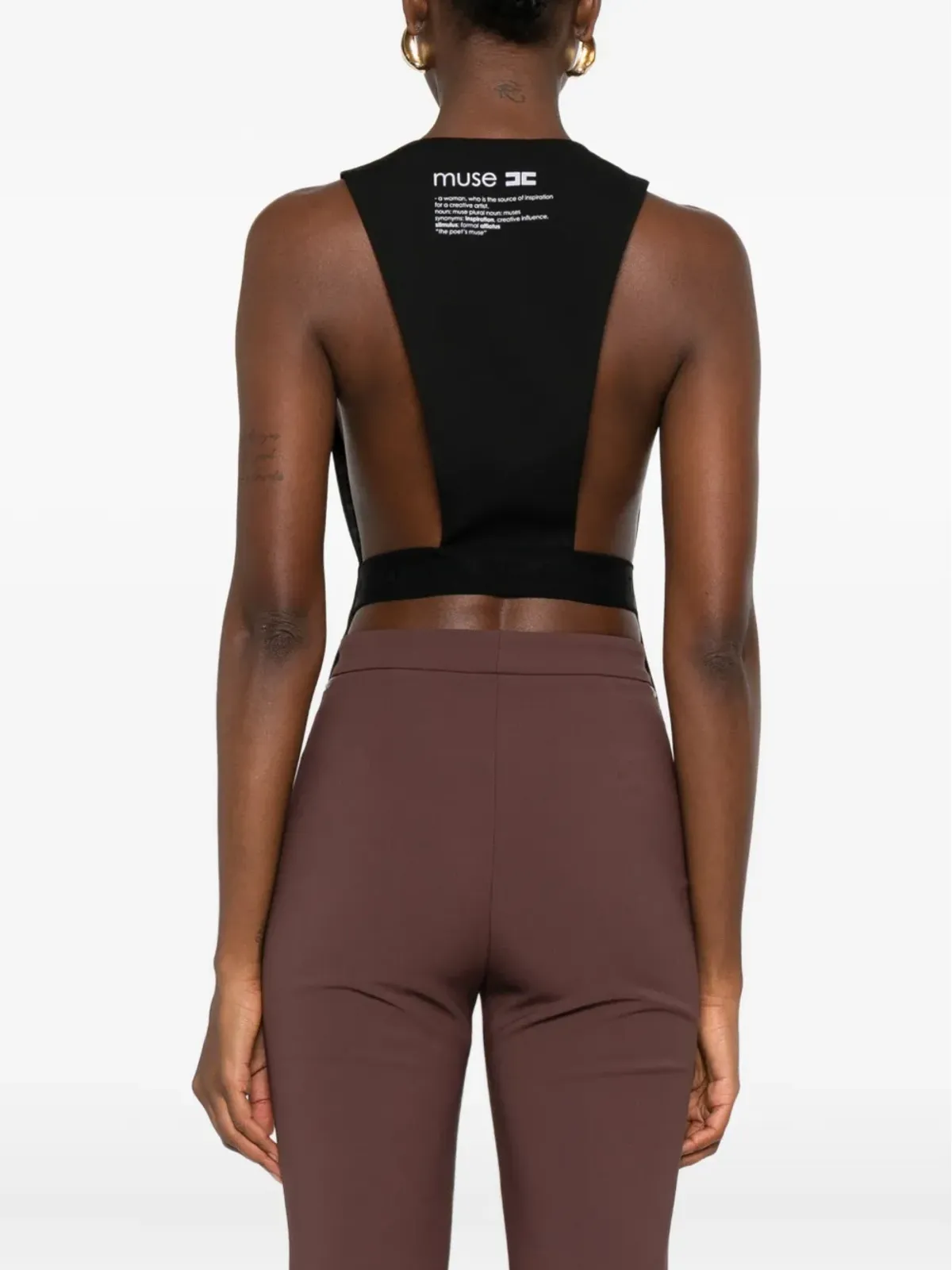 Elisabetta Franchi ボタン留めウエストコート - 画像4