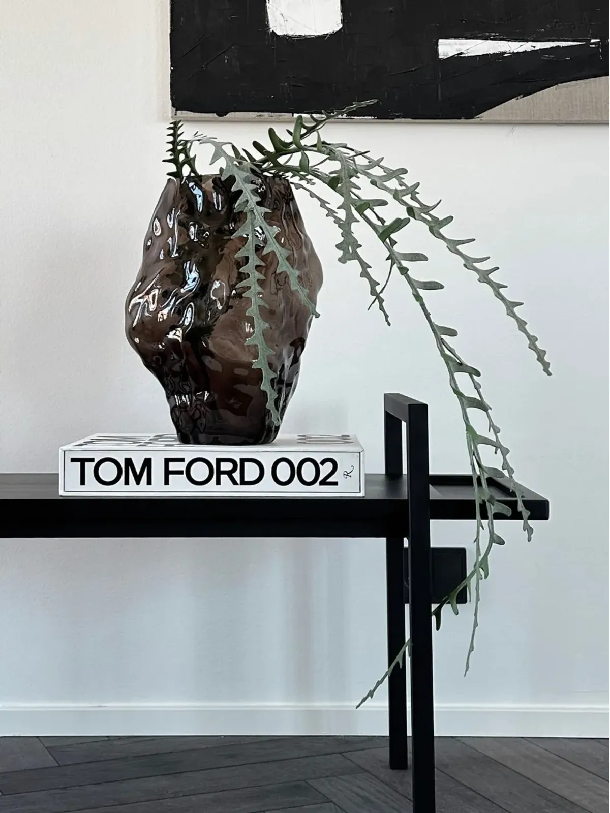 101 Copenhagen カタチ ガラス花瓶 ブラウン - 画像3