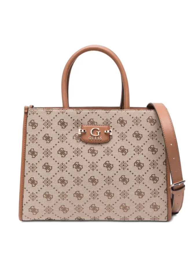 GUESS USA GUESS USA ロゴプレート付きトップハンドル トートバッグの商品画像