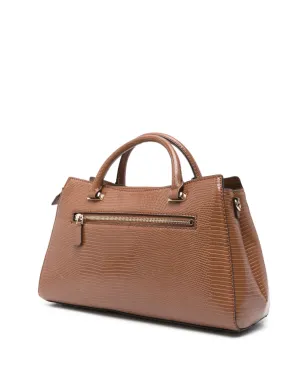 GUESS USA ロゴプレート蛇皮風ショルダーバッグ - サムネイル2