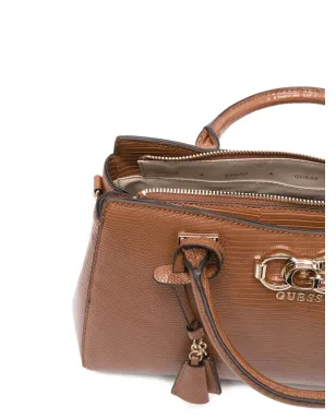 GUESS USA ロゴプレート蛇皮風ショルダーバッグ - サムネイル4