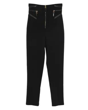 Elisabetta Franchi ジップファスニング トリムディテール パンツ - サムネイル1