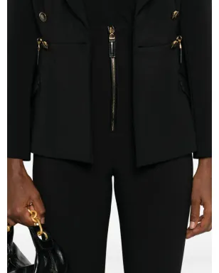 Elisabetta Franchi ジップファスニング トリムディテール パンツ - サムネイル5