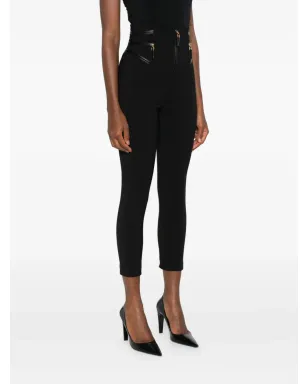 Elisabetta Franchi ジップファスニング トリムディテール パンツ - サムネイル3