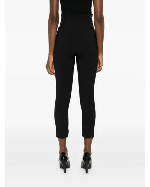 Elisabetta Franchi ジップファスニング トリムディテール パンツ - サムネイル4