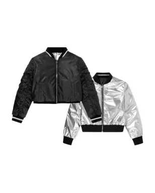 Guess Kids リバーシブルリブボンバージャケット - サムネイル3