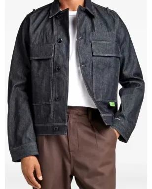 G-Star RAW ユーティリティ フラップポケット デニムジャケット - サムネイル2