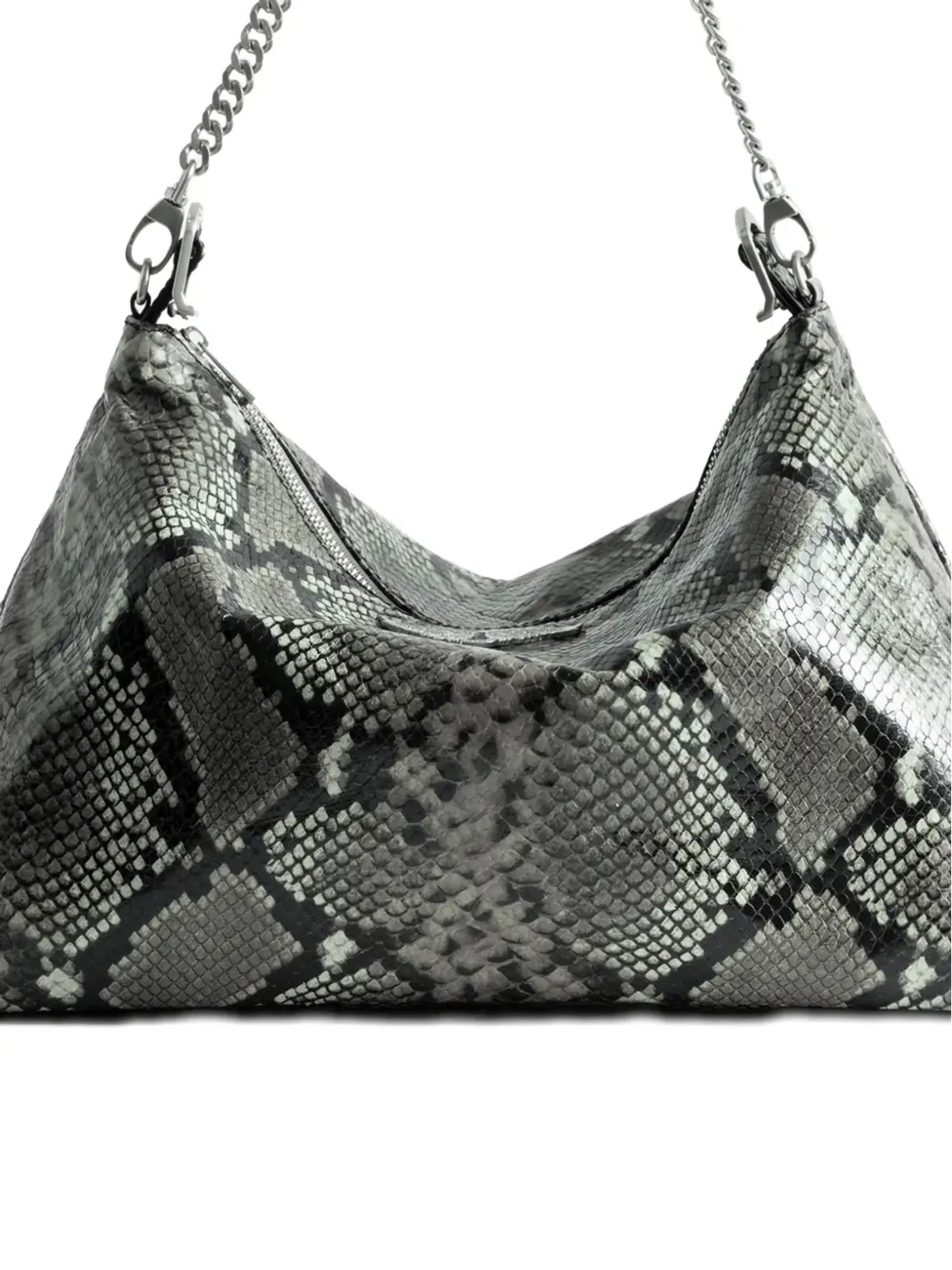 Zadig&Voltaire ジム・ワイルド パイソン風ショルダーバッグ - 画像4